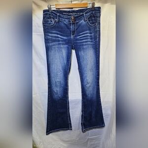 Vanity Dark Blue Flare Jeans